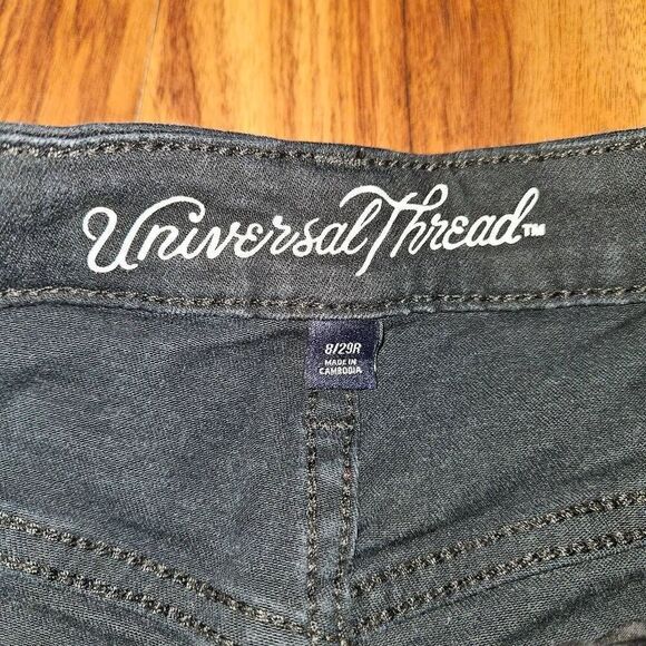 Universal Thread Black Jeans Womens Size 8 - Picture 2 of 6